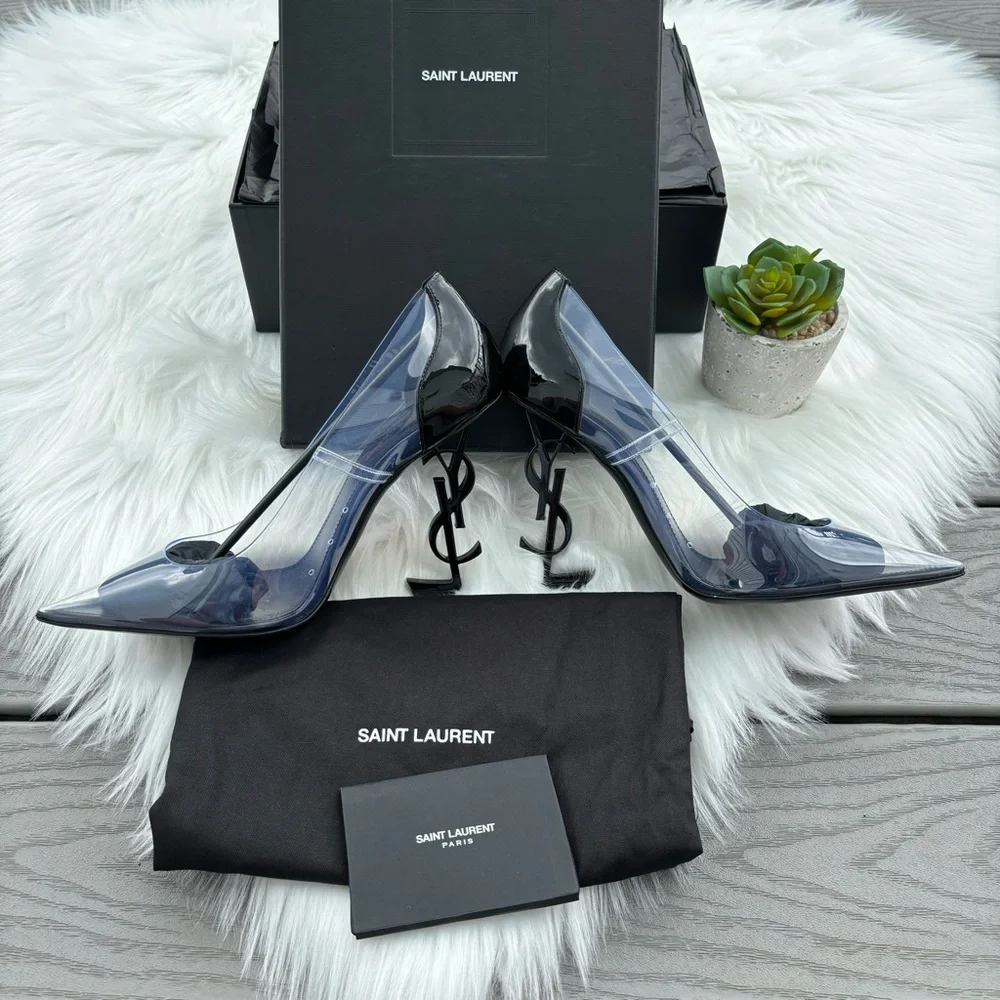 Yves Saint Laurent Clear Opyum Heels - Picture 3 of 8
